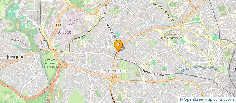localisation de l'entreprise SCI LE TINAL I à MONTPELLIER