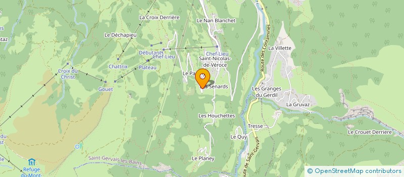 localisation de l'entreprise SCI LE TINERIEU  SAINT-GERVAIS-LES-BAINS