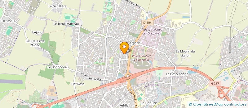 localisation de l'entreprise SCI LE TINH  LAGORD