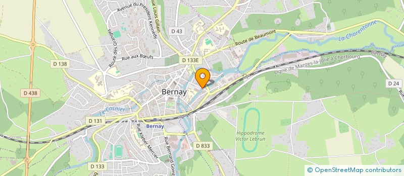 localisation de l'entreprise SCI LE TIPY  BERNAY