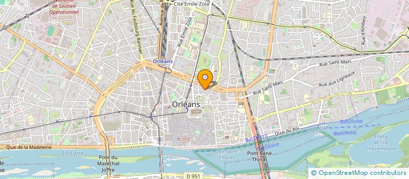 localisation de l'entreprise SCI LE TITAN à ORLEANS