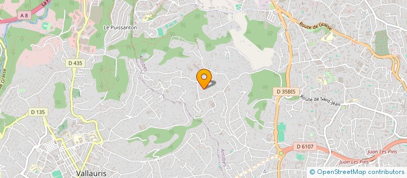 localisation de l'entreprise SCI LE TITIEN  ANTIBES