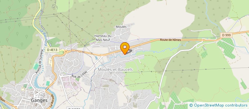 localisation de l'entreprise SCI LE TIVOLI  MOULES-ET-BAUCELS