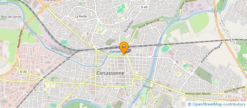 localisation de l'entreprise SCI LE TIVOLI à CARCASSONNE