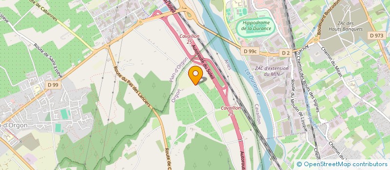 localisation de l'entreprise SCI LE TOIT SOLIDAIRE  ORGON