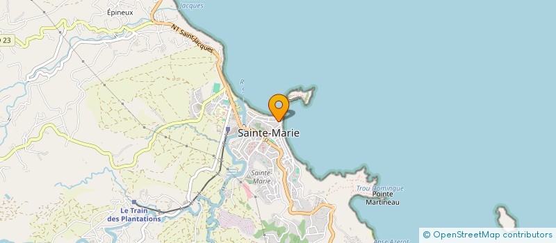 localisation de l'entreprise SCI LE TOMBOLO à SAINTE-MARIE