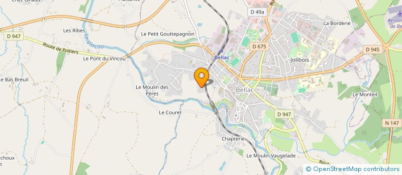 localisation de l'entreprise SCI LE TONNEAU à BELLAC
