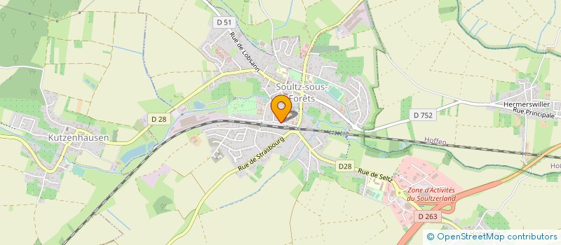 localisation de l'entreprise SCI LE TONNELIER  HUNSPACH