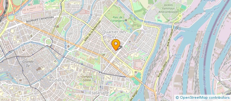 localisation de l'entreprise SCI LE TONNELIER  STRASBOURG