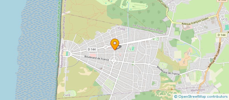 localisation de l'entreprise SCI LE TORDOIR  CUCQ