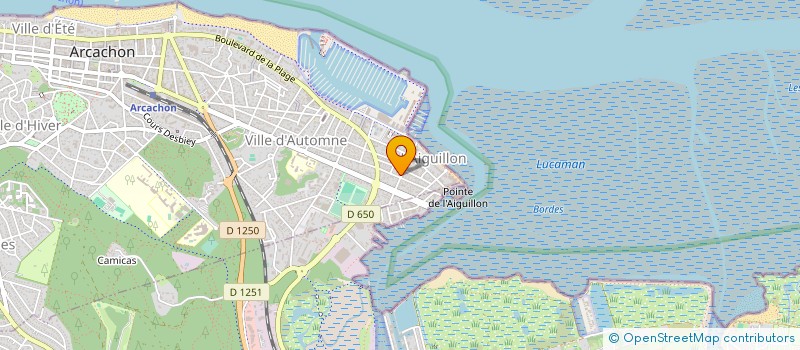 localisation de l'entreprise SCI LE TORTOREC  ARCACHON