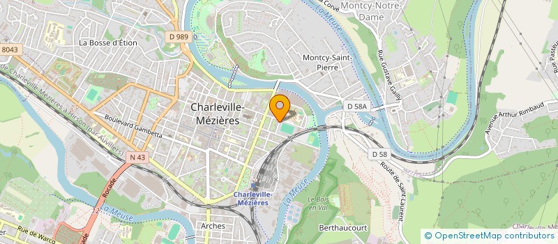 localisation de l'entreprise SCI LE TOUCAN  CHARLEVILLE-MEZIERES