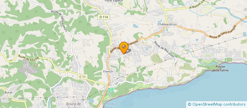 localisation de l'entreprise SCI LE TOUCAN  SAINTE-ANNE