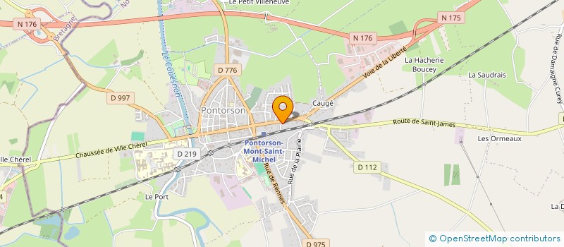 localisation de l'entreprise SCI LE TOUCAN  PONTORSON