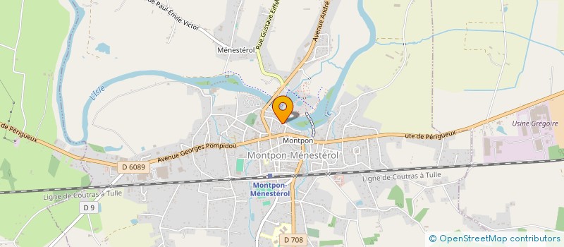 localisation de l'entreprise SCI LE TOUPINIER  MONTPON-MENESTEROL