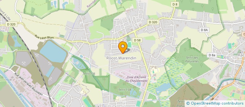 localisation de l'entreprise SCI LE TOUQUET  ROOST-WARENDIN