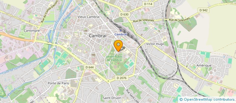 localisation de l'entreprise SCI LE TOUQUET FLAGE à CAMBRAI