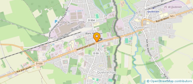 localisation de l'entreprise SCI LE TOURBILLON  QUIEVRECHAIN