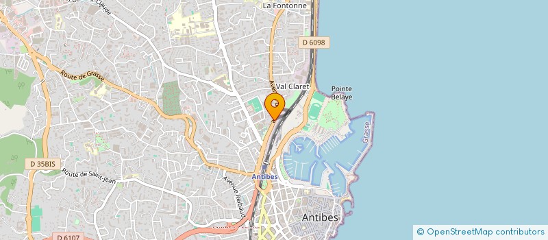 localisation de l'entreprise SCI LE TOURET à ANTIBES
