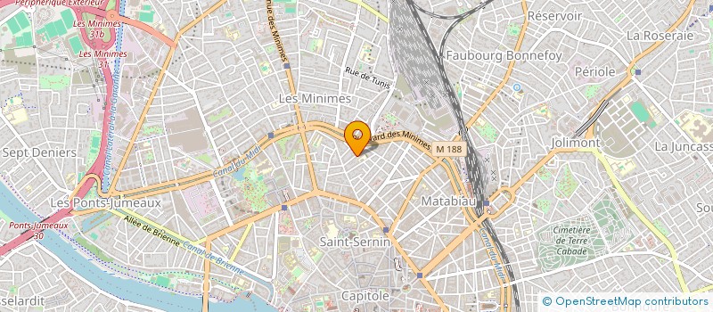 localisation de l'entreprise SCI LE TOURING CLUB à TOULOUSE