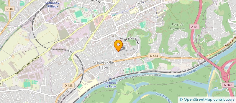 localisation de l'entreprise SCI  LE TOURNANT  RILLIEUX-LA-PAPE