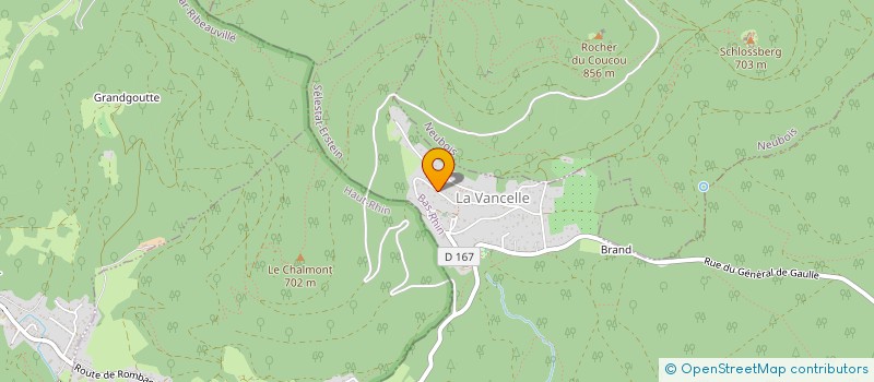 localisation de l'entreprise SCI LE TOURNESOL  LA VANCELLE