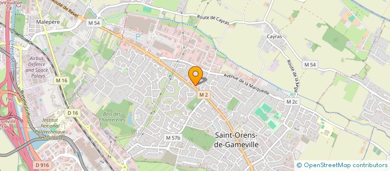 localisation de l'entreprise SCI LE TOURON  SAINT-ORENS-DE-GAMEVILLE