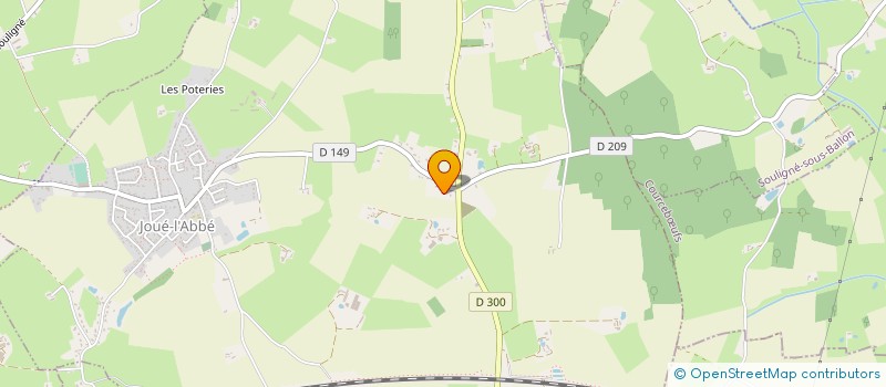 localisation de l'entreprise SCI LE TOURPS  JOUE L ABBE
