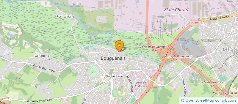 localisation de l'entreprise SCI LE TOURVILLE  BOUGUENAIS