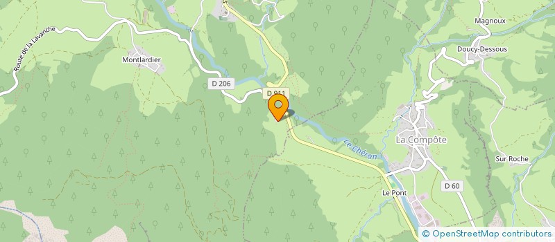 localisation de l'entreprise SCI LE TOUT  LE CHATELARD