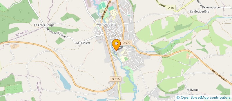 localisation de l'entreprise SCI LE TRAINEFEUILLE à VIMOUTIERS