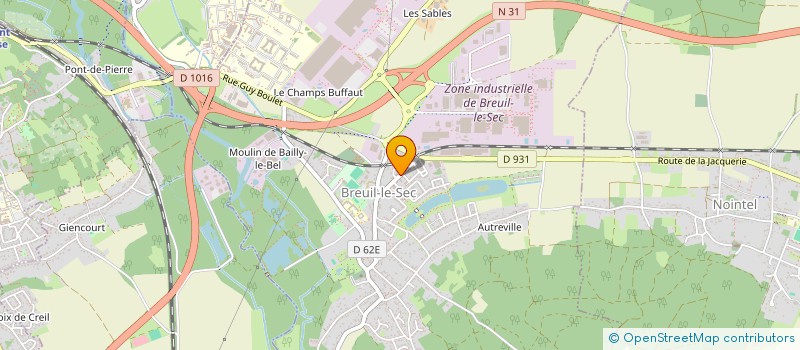 localisation de l'entreprise SCI LE TRAIT  CATENOY