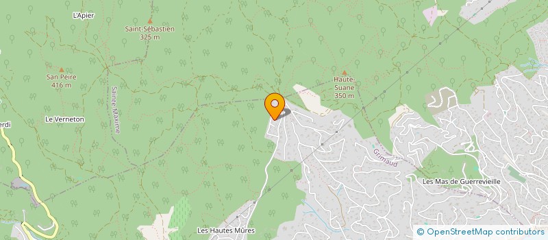 localisation de l'entreprise SCI LE TRAIT D'UNION à GRIMAUD