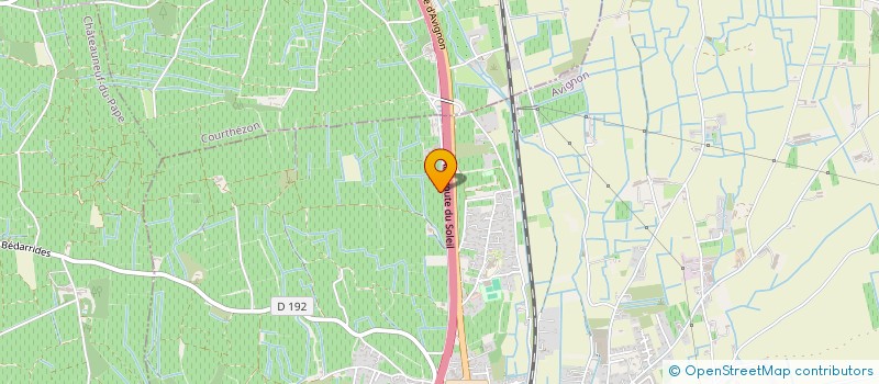 localisation de l'entreprise SCI LE TRAIT D'UNION  BEDARRIDES