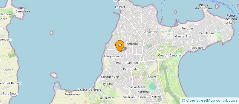 localisation de l'entreprise SCI LE TRAIT D'UNION  CARANTEC