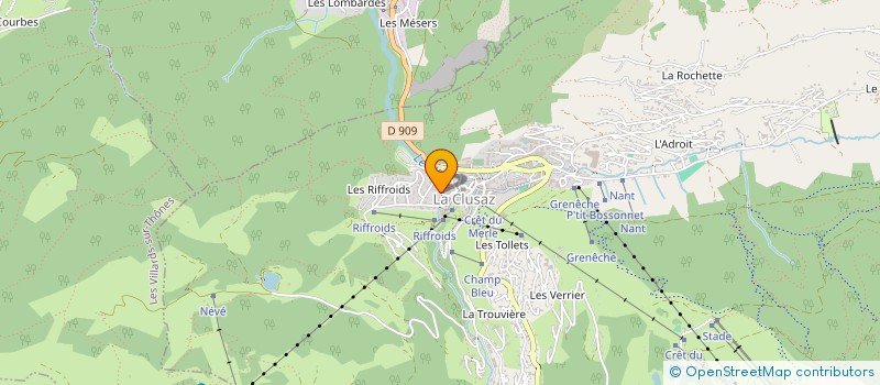 localisation de l'entreprise SCI LE TRANSLOC à LA CLUSAZ