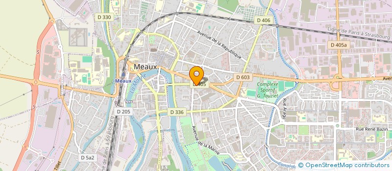 localisation de l'entreprise SCI LE TREFLE  MEAUX