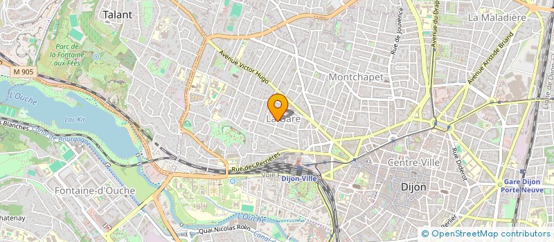 localisation de l'entreprise SCI LE TREFLE à DIJON
