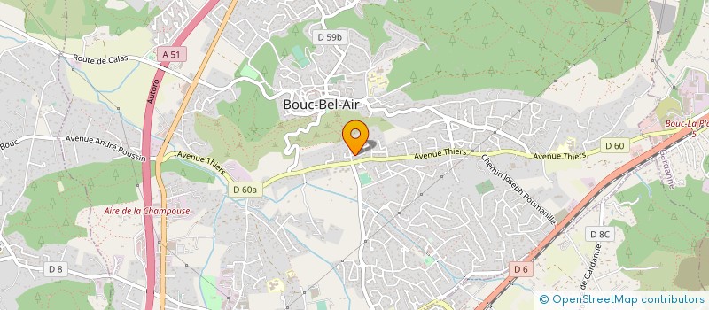 localisation de l'entreprise SCI LE TREFLE à BOUC-BEL-AIR