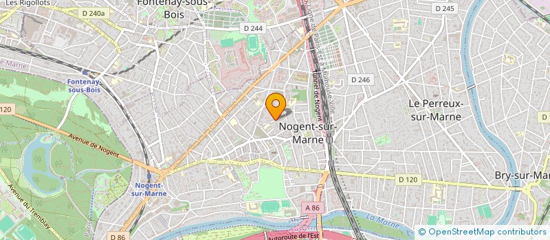 localisation de l'entreprise SCI LE TREFLE  NOGENT-SUR-MARNE