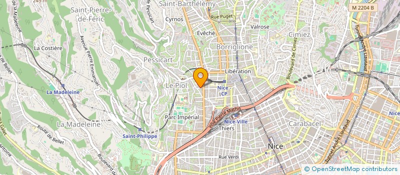 localisation de l'entreprise SCI LE TREFLE à NICE