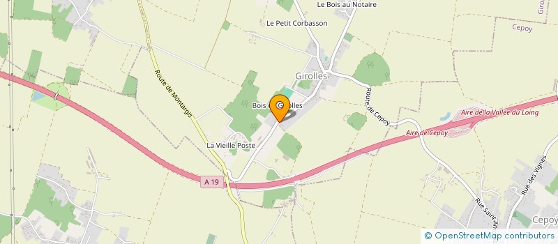 localisation de l'entreprise SCI LE TREFLE à GIROLLES