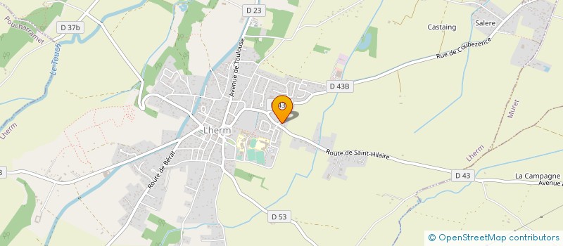 localisation de l'entreprise SCI LE TREFLE à LHERM