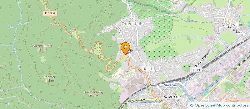 localisation de l'entreprise SCI LE TREFLE  SAVERNE