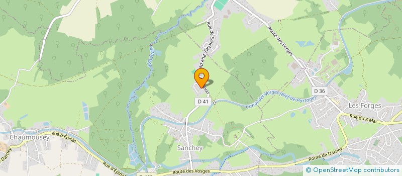 localisation de l'entreprise SCI LE TREFLE  SANCHEY