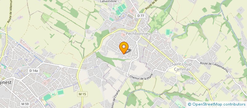 localisation de l'entreprise SCI LE TREFLE  PECHBONNIEU