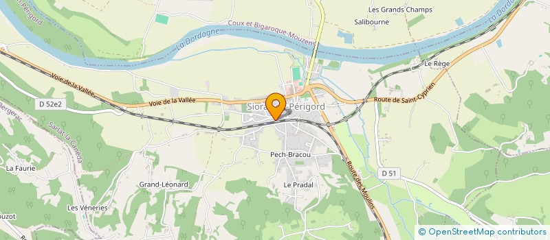 localisation de l'entreprise SCI LE TREFLE A QUATRE FEUILLES  SIORAC-EN-PERIGORD