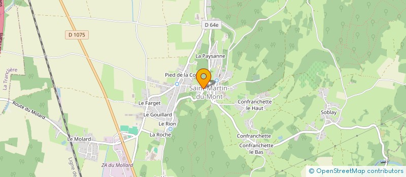 localisation de l'entreprise SCI LE TREFLE A QUATRE FEUILLES EN ABREGE SCI LT4F  SAINT-MARTIN-DU-MONT