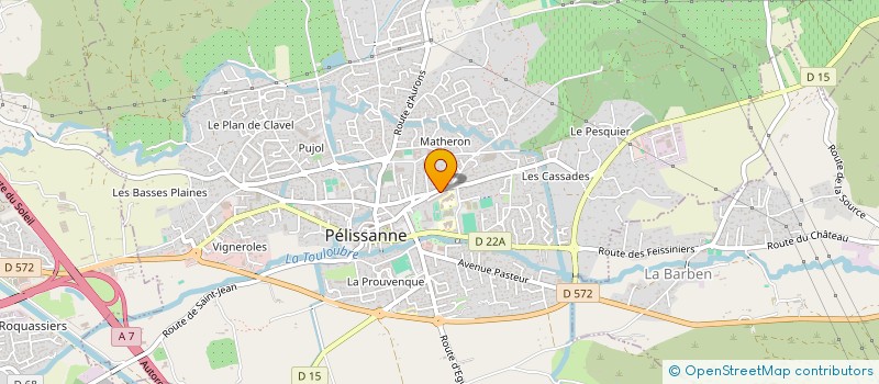 localisation de l'entreprise SCI LE TREFLE BLANC  PELISSANNE