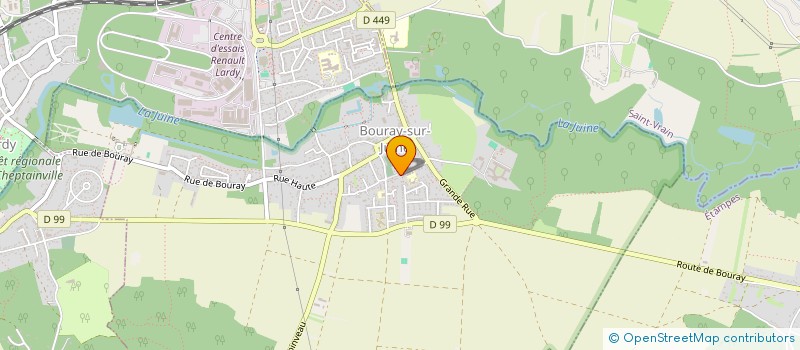 localisation de l'entreprise SCI LE TREFLE DE LA LYS  BOURAY-SUR-JUINE